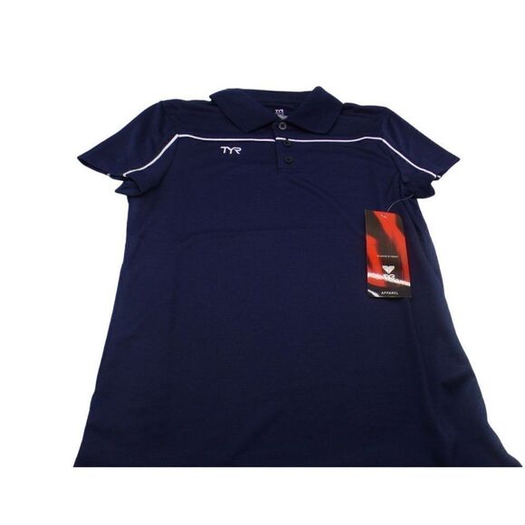 TYR FEMALE TECH POLO, Navy, S - Picture 5 of 8